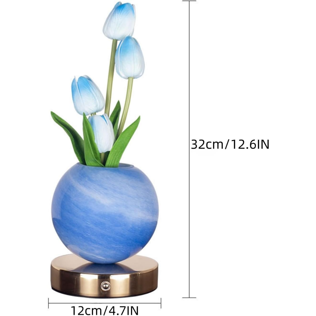 Tulipanes con luces LED