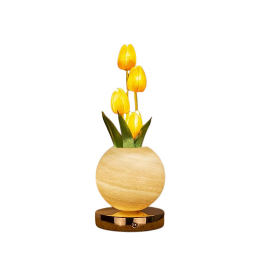 Tulipanes con luces LED