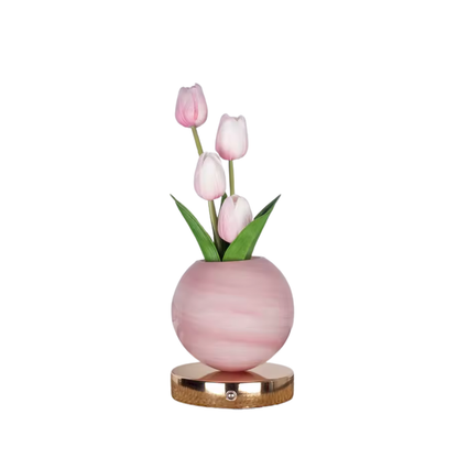 Tulipanes con luces LED