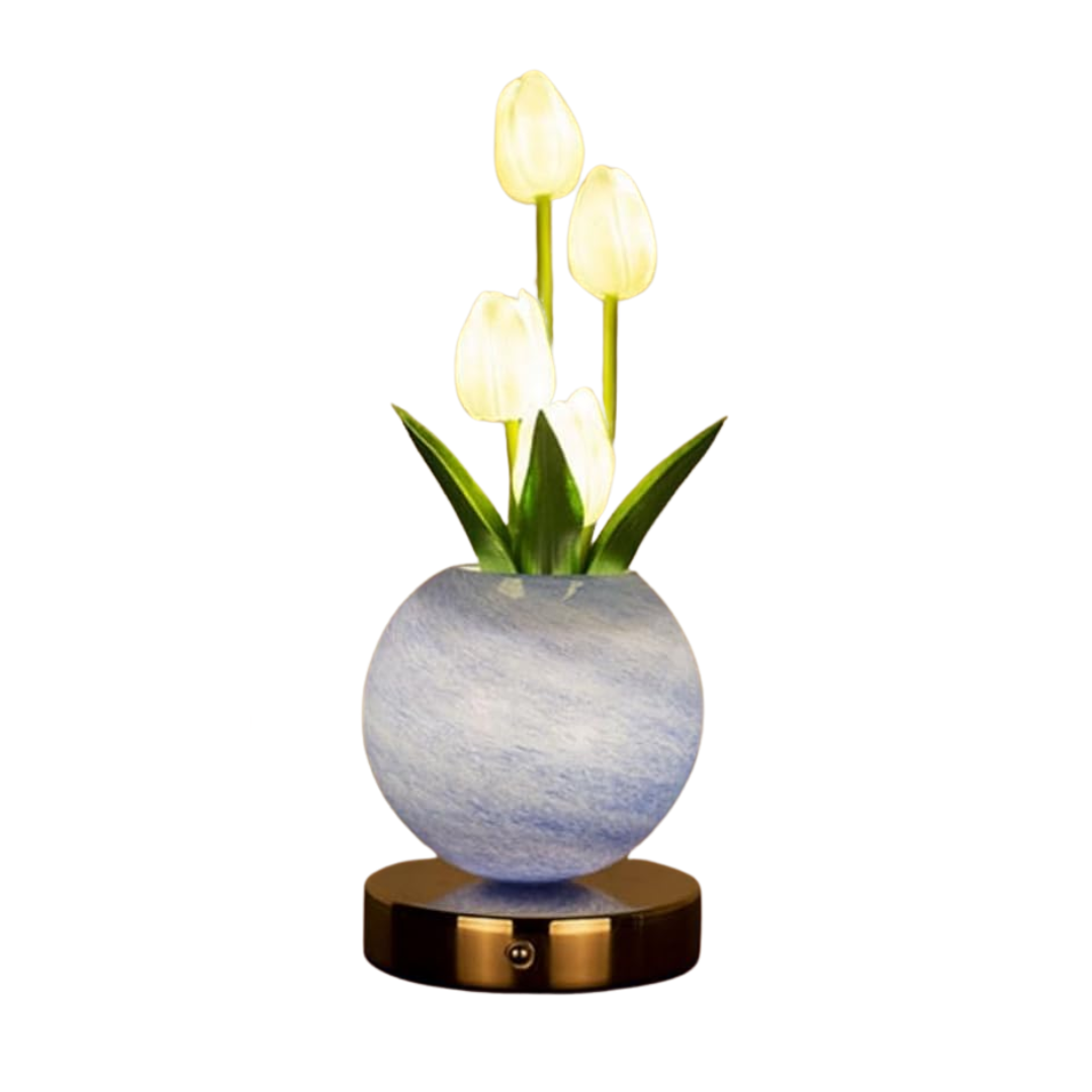 Tulipanes con luces LED