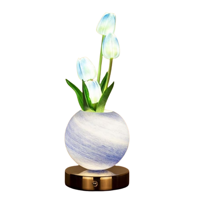 Tulipanes con luces LED